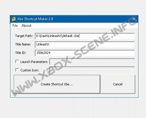 More information about "Xbe Shortcut Maker"